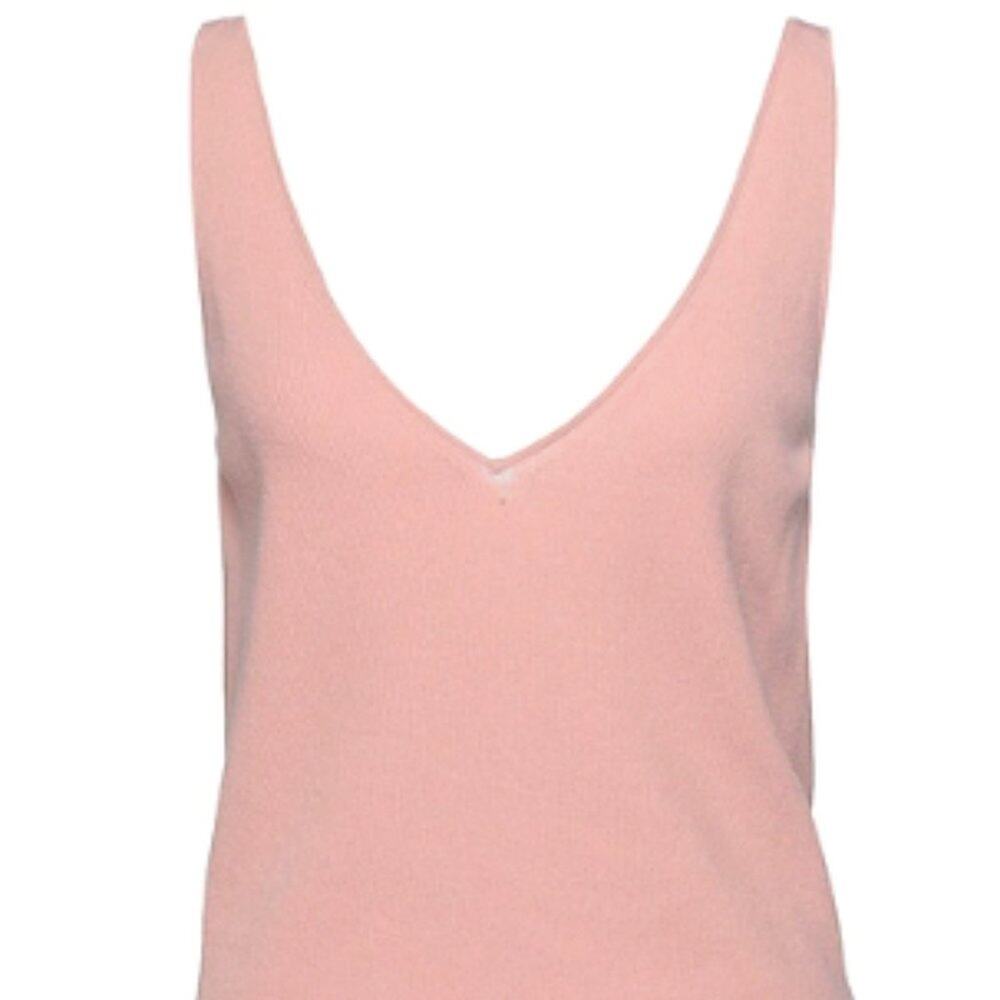 Theory knit tank top blush L